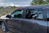 Jeep Compass 2006–2016 Vindafvisere til sideruder (4 stk., HIC) foto 2