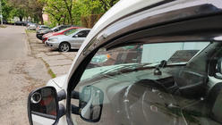 Fiat Doblo I 2005–2010 Vindafvisere til vinduer (2 stk., Sunplex Sport) foto 3