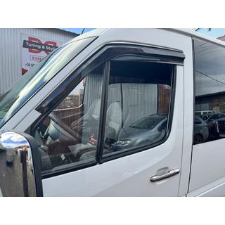 Vindafvisere til vinduer (2 stk., Sunplex Sport) Mercedes Sprinter W901/902/903/904/905 1995–2006 foto 2