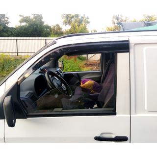 Vindafvisere til vinduer (2 stk., Sunplex Sport) Mercedes Vito W638 1996–2003 foto 2