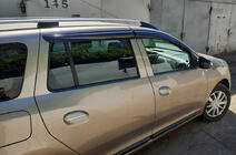 Renault Logan MCV 2013–2022 Vindafvisere til vinduer (4 stk., Sunplex Sport) foto 3