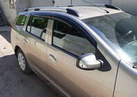 Renault Logan MCV 2013–2022 Vindafvisere til vinduer (4 stk., Sunplex Sport) foto 4