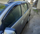 Renault Logan MCV 2013–2022 Vindafvisere til vinduer (4 stk., Sunplex Sport) foto 1