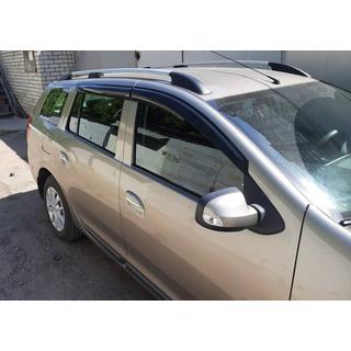 Vindafvisere til vinduer (4 stk., Sunplex Sport) Renault Logan MCV 2013–2022 foto 4