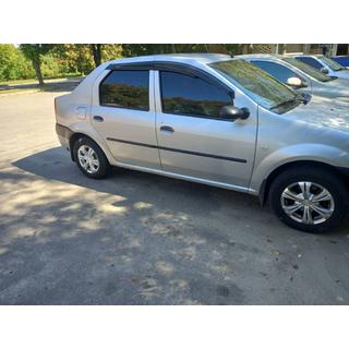 Vindafvisere til vinduer (4 stk., Sunplex Sport) Dacia Logan I 2005–2008 foto 3