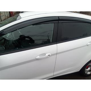 Vindafvisere til vinduer (4 stk., Sunplex Sport) Ford Fiesta 2008–2017 foto 4