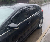 Ford Focus III 2011–2017 Vindafvisere til vinduer HB/Sedan (4 stk., Sunplex Sport) foto 1
