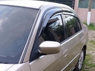 Honda Civic Sedan VII 2001–2006 Vindafvisere til vinduer (4 stk., Sunplex Sport) foto 2