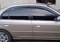 Honda Civic Sedan VII 2001–2006 Vindafvisere til vinduer (4 stk., Sunplex Sport) foto 1