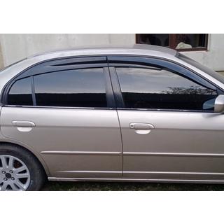 Vindafvisere til vinduer (4 stk., Sunplex Sport) Honda Civic Sedan VII 2001–2006 foto 1