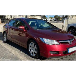 Vindafvisere til vinduer (4 stk., Sunplex Sport) Honda Civic Sedan VIII 2006–2011 foto 4