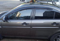 Hyundai Accent 2006–2010 Vindafvisere til vinduer (4 stk., Sunplex Sport) foto 4