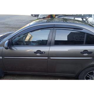 Vindafvisere til vinduer (4 stk., Sunplex Sport) Hyundai Accent 2006–2010 foto 4