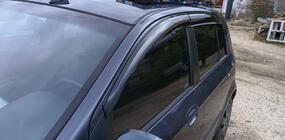 Hyundai Getz 2002– Vindafvisere til vinduer (4 stk., Sunplex Sport) foto 3