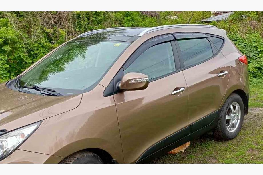 Hyundai IX-35 2010–2015 Vindafvisere til vinduer (4 stk., Sunplex Sport) Foto 3