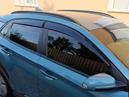 Hyundai Kona 2017–2023 Vindafvisere til vinduer (4 stk., Sunplex Sport) foto 1