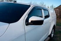 Isuzu D-Max 2019– Vindafvisere til vinduer (4 stk., Sunplex Sport) foto 8