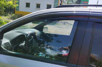 Kia Sorento I BL 2002–2009 Vindafvisere til vinduer (4 stk., Sunplex Sport) foto 6