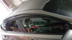 Kia Optima 2010–2016 Vindafvisere til vinduer (4 stk., Sunplex Sport) foto 2