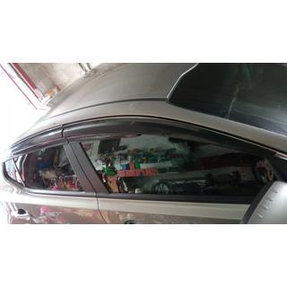 Vindafvisere til vinduer (4 stk., Sunplex Sport) Kia Optima 2010–2016 foto 2