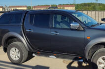 Mitsubishi L200 2006–2015 Vindafvisere til vinduer (4 stk., Sunplex Sport) foto 3