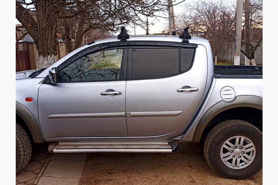 Mitsubishi L200 2006–2015 Vindafvisere til vinduer (4 stk., Sunplex Sport) Image
