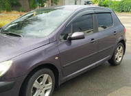 Peugeot 307 2001–2008 Vindafvisere HB (4 stk., Sunplex Sport) foto 3