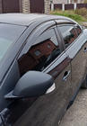 Renault Fluence 2009–2016 Vindafvisere til vinduer (4 stk., Sunplex Sport) foto 5
