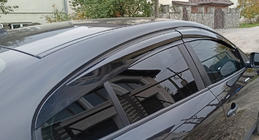 Renault Fluence 2009–2016 Vindafvisere til vinduer (4 stk., Sunplex Sport) foto 2
