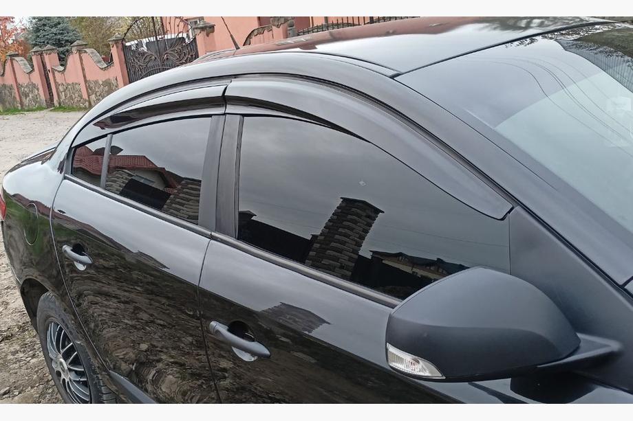 Renault Fluence 2009–2016 Vindafvisere til vinduer (4 stk., Sunplex Sport) Image