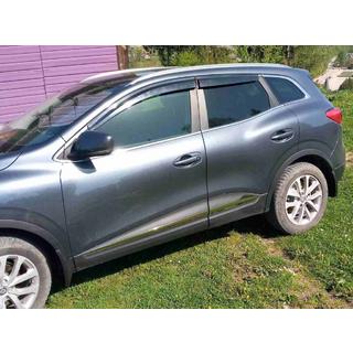 Vindafvisere til vinduer (4 stk., Sunplex Sport) Renault Kadjar 2015–2022 foto 2