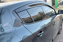 Renault Megane III 2009–2016 Vindafvisere HB (4 stk., Sunplex Sport) foto 3