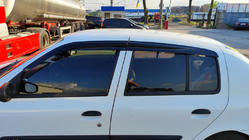 Renault Symbol 1999–2008 Vindafvisere til vinduer (4 stk., Sunplex Sport) foto 1