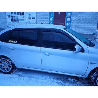 Vindafvisere til vinduer (4 stk., Sunplex Sport) Renault Symbol 2008–2013 foto 4