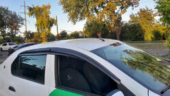 Dacia Logan II 2013–2022 Vindafvisere til vinduer (4 stk., Sunplex Sport) foto 1