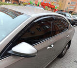 Skoda Octavia III A7 2013–2019 Vindafvisere LiftBack (4 stk., Sunplex Sport) foto 3