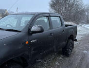 Toyota Hilux 2006–2015 Vindafvisere til vinduer (4 stk., Sunplex Sport) foto 7