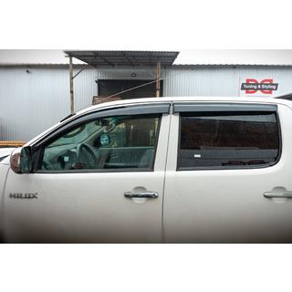 Vindafvisere til vinduer (4 stk., Sunplex Sport) Toyota Hilux 2006–2015 foto 3