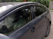 Toyota Prius 2009–2015 Vindafvisere til vinduer (4 stk., Sunplex Sport) foto 1