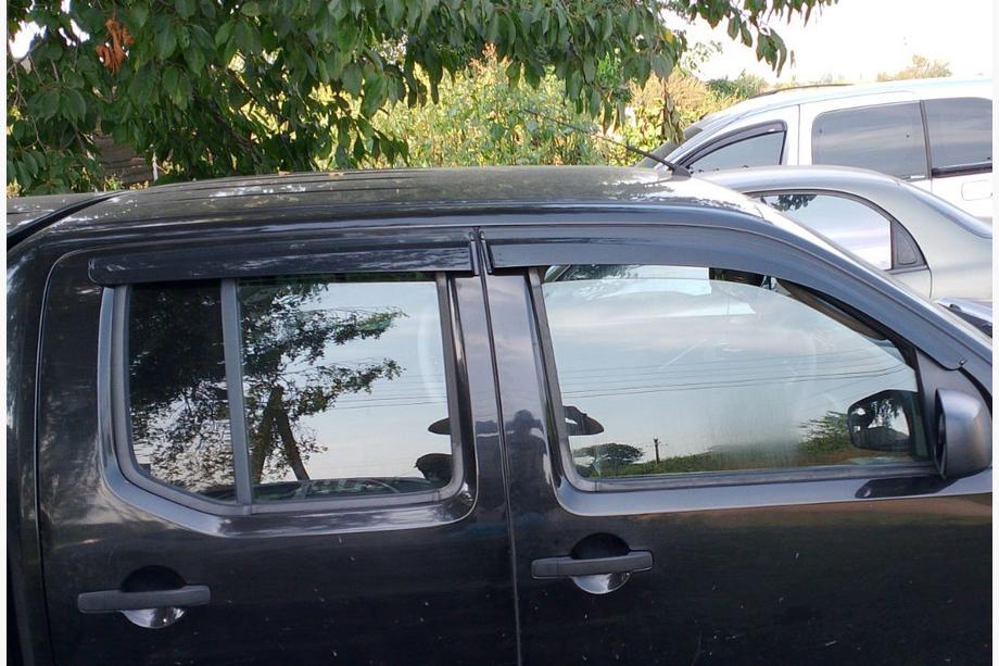 Volkswagen Amarok 2010–2022 Vindafvisere til vinduer (4 stk., Sunplex Sport) Foto 10