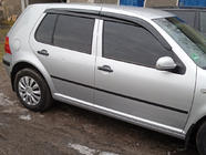 Volkswagen Golf 4 1997–2006 Vindafvisere HB (4 stk., Sunplex Sport) foto 3