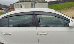 Volkswagen Passat B6 2006–2012 Vindafvisere SD (4 stk., Sunplex Sport) foto 2