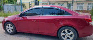 Chevrolet Cruze 2009–2015 Vindafvisere med kromliste (4 stk., Sunplex Chrome) foto 1