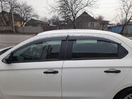 Citroen C-Elysee 2013–2022 Vindafvisere med kromliste (4 stk., Sunplex Chrome) foto 2