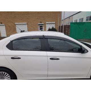 Vindafvisere med kromliste (4 stk., Sunplex Chrome) foto 4