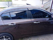 Fiat Tipo 2016– Vindafvisere med kromliste (4 stk., Sunplex Chrome) foto 2