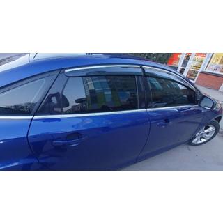 Vindafvisere med kromliste HB/Sedan (4 stk., Sunplex Chrome) foto 2