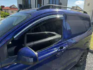 Ford Courier 2014–2023 Vindafvisere med kromliste (4 stk., Sunplex Chrome) foto 1