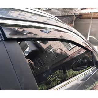 Vindafvisere med kromliste (4 stk., Sunplex Chrome) Hyundai Tucson TL 2016–2021 foto 3