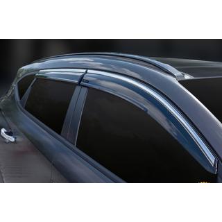 Vindafvisere med kromliste (4 stk., Sunplex Chrome) Hyundai Tucson TL 2016–2021 foto 4